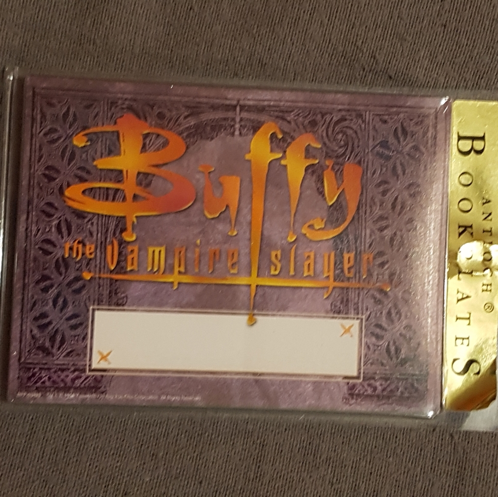 🕸5 for $25🕸Buffy the Vampire Slayer book plates